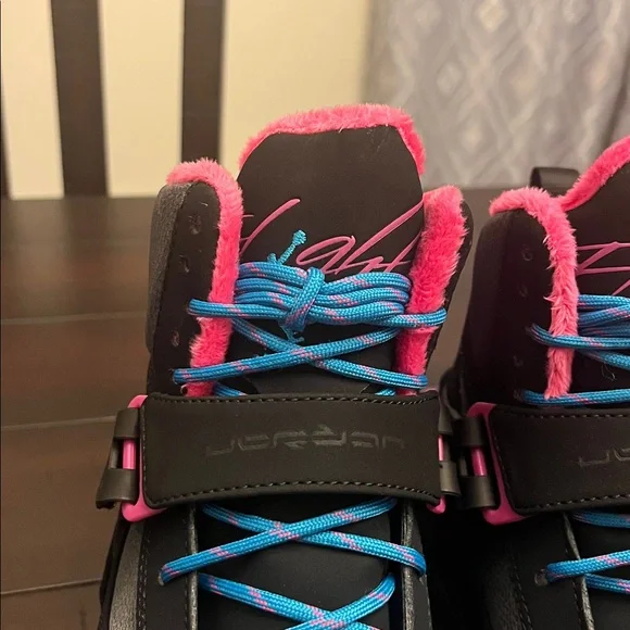 Nike Air Jordan Flight 45 TRK Trek Shoes Sneakers Boots 467956 008 Girls Youth 6 - Picture 7 of 16